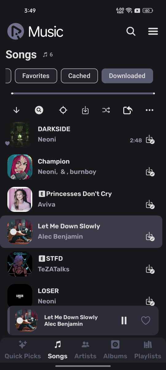How to Download Music From RiMusic app to Listen Offline? 4 Download Music From RiMusic app 3