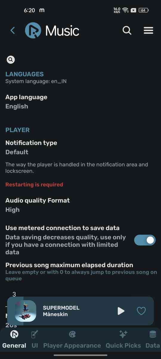 How to Customize Audio Quality in RiMusic App 3